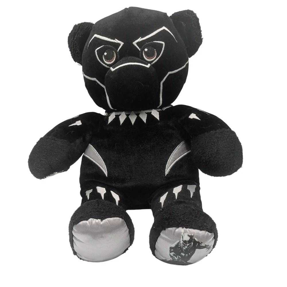 Build a Bear Marvel Black Panther Teddy Bear Plush Stuffed Animal‎ Toy - Picture 7 of 7